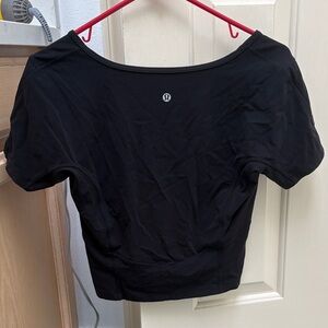 lululemon athletica Classic Black Short Sleeve Top